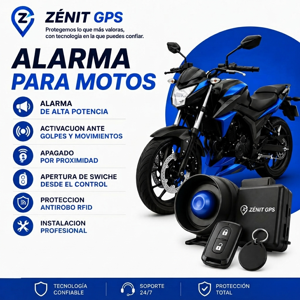 Alarma para motos ZÉNIT GPS