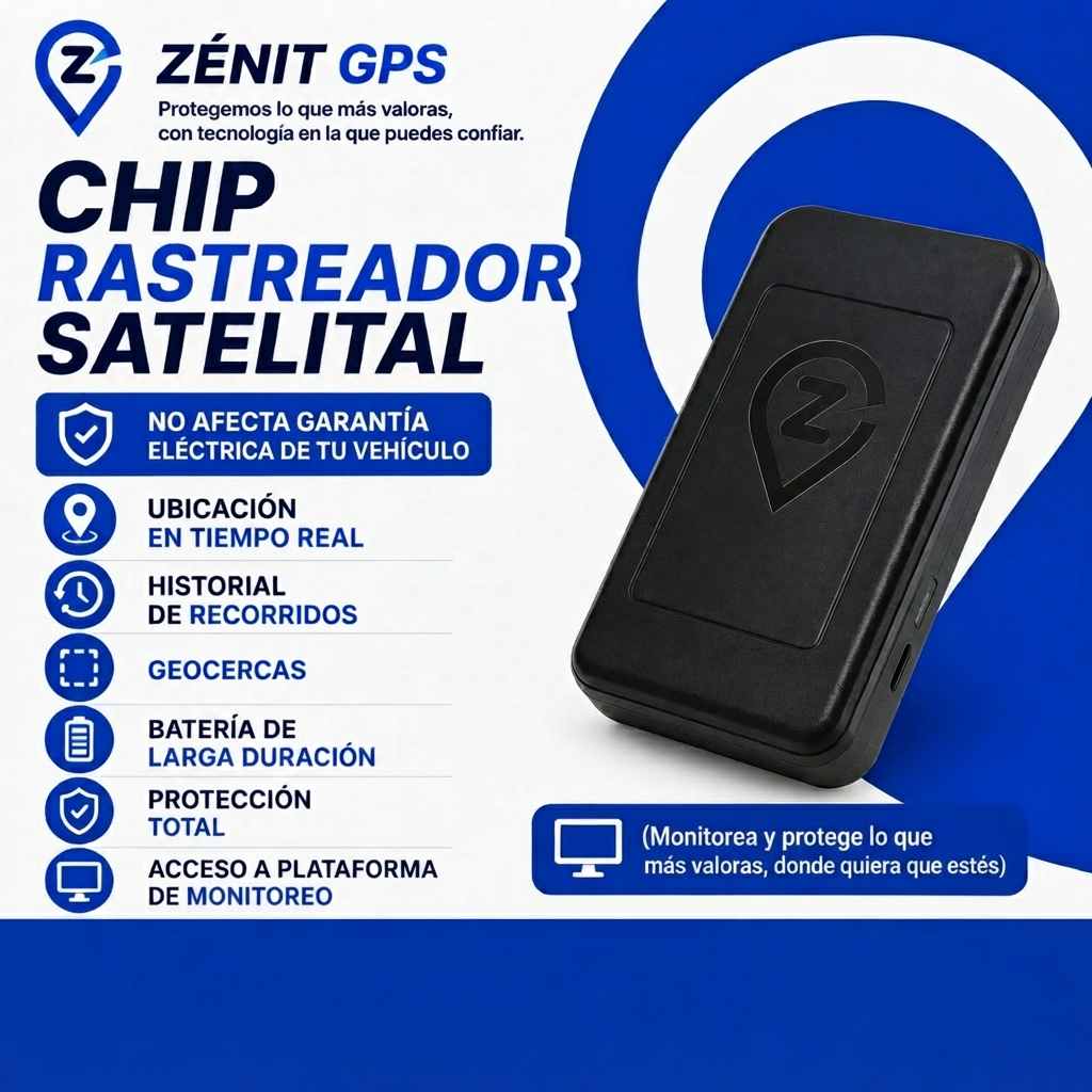 Chip rastreador satelital ZÉNIT GPS