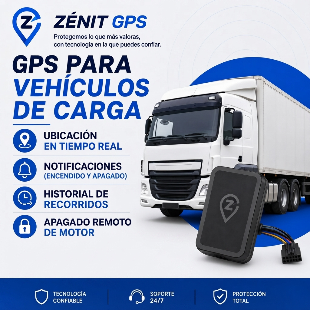 GPS 4G para vehículos de carga ZÉNIT GPS